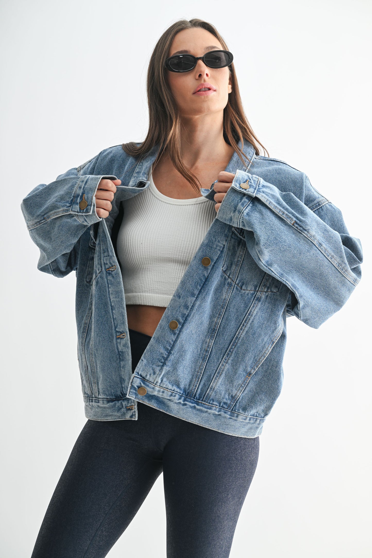 Boxy Cut Denim Jacket