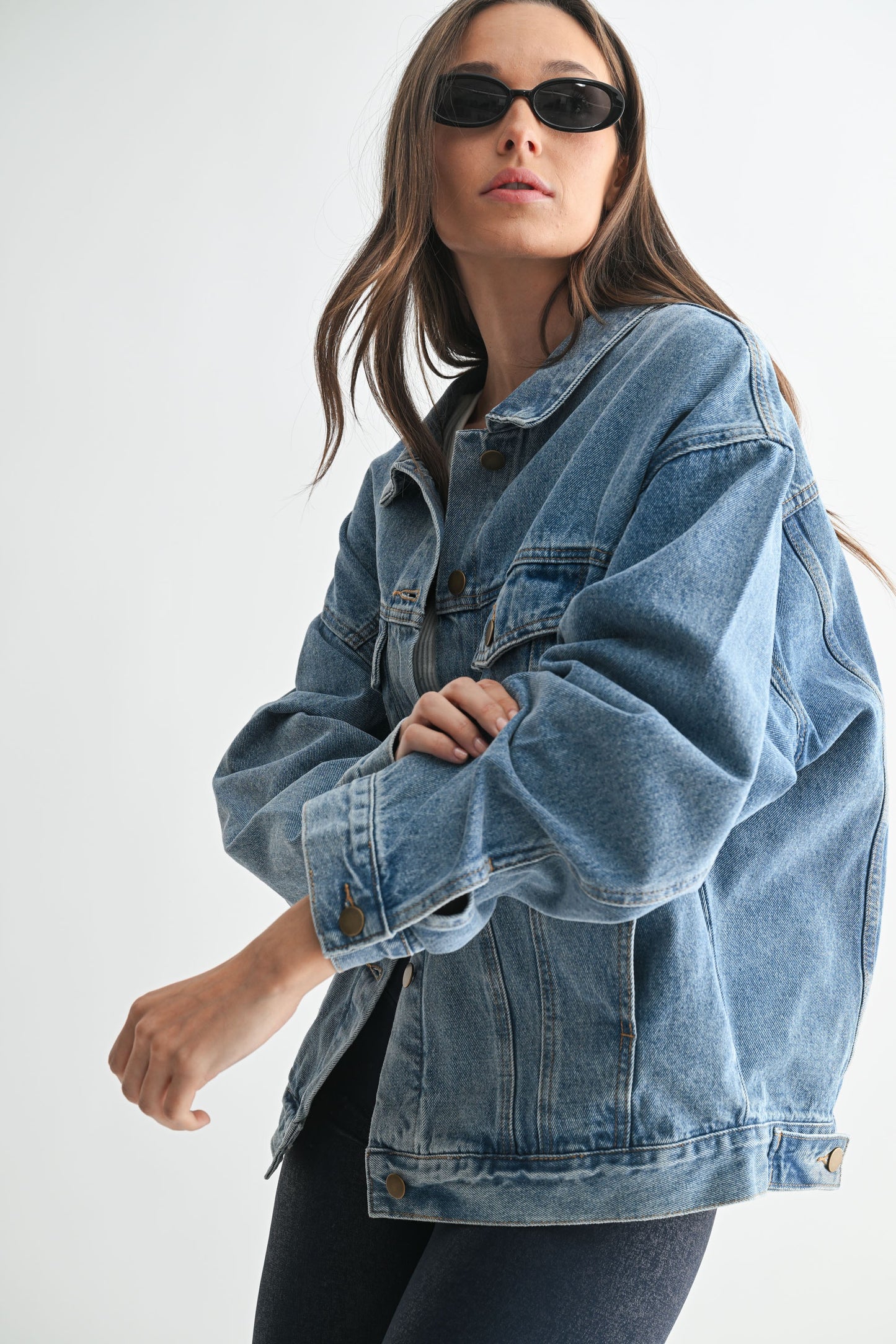 Boxy Cut Denim Jacket