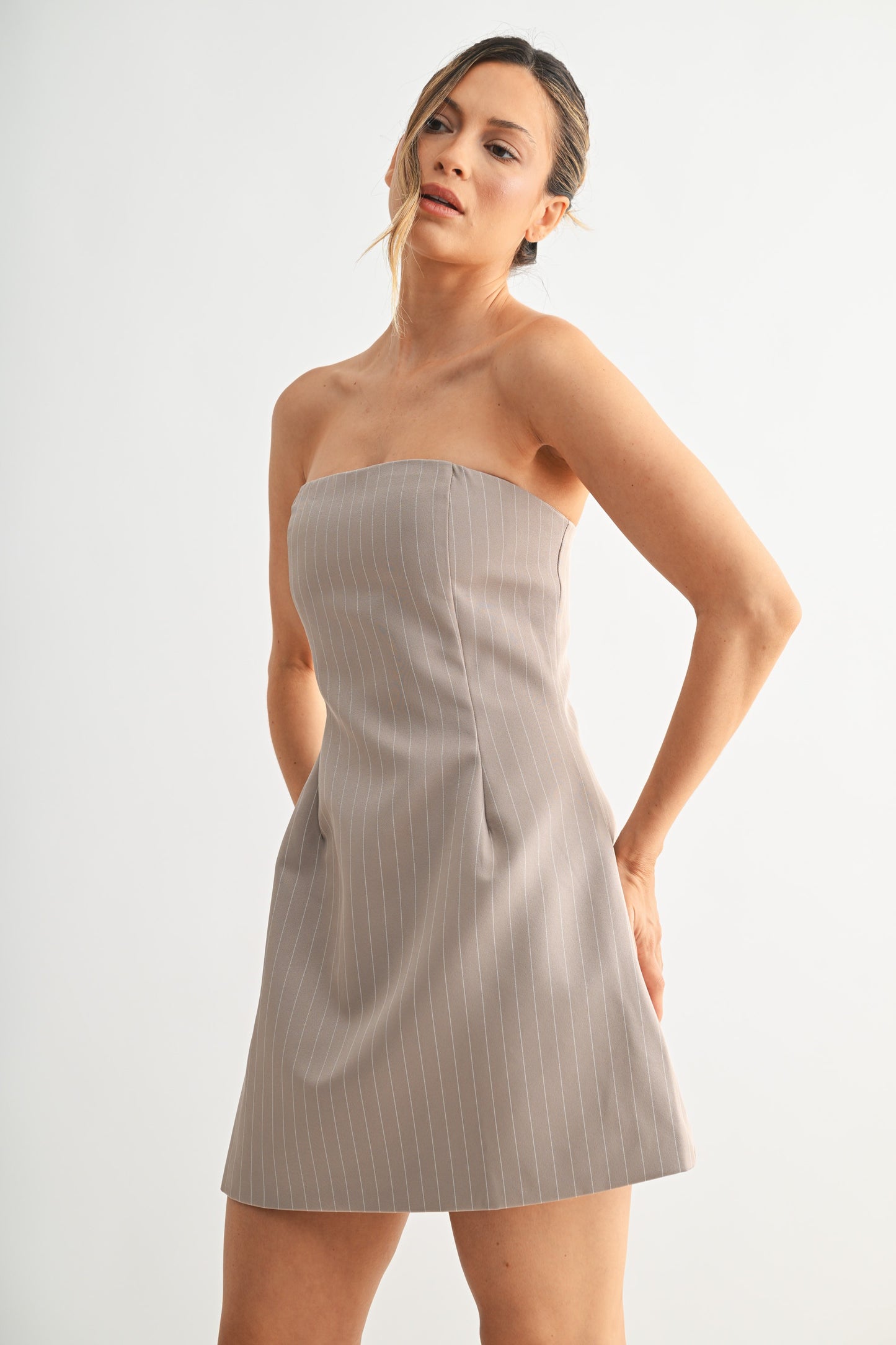 Executive Edge Strapless Dress