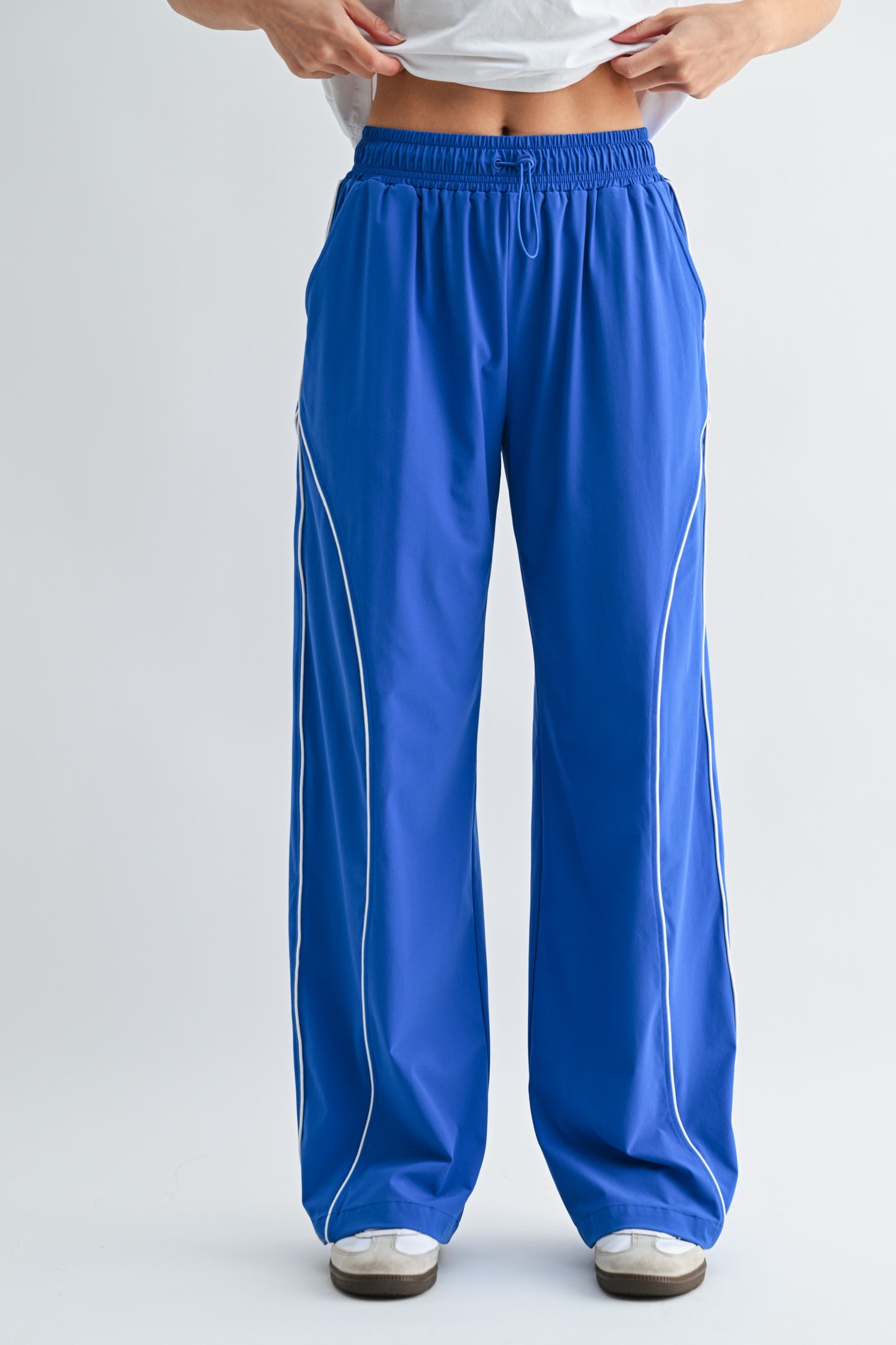 Curved Classic Track Pants | Deep Indigo