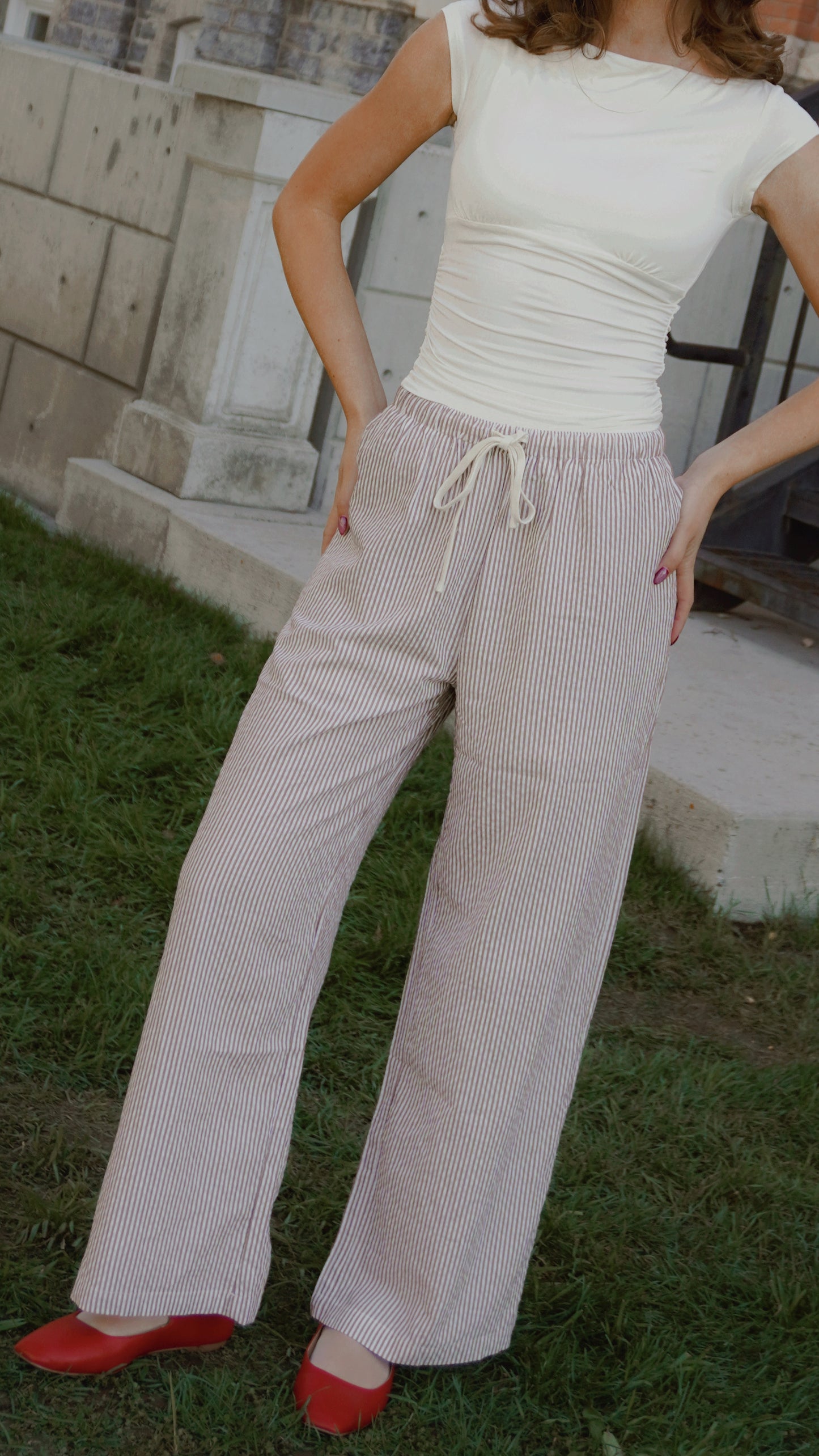 The Noah Stripe Pants