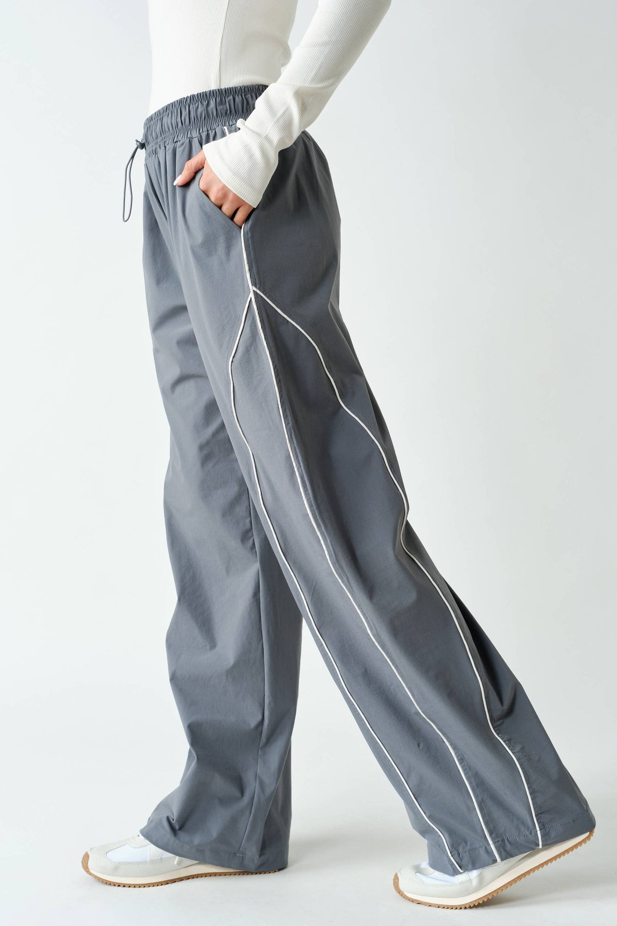 Curved Classic Track Pants (PREORDER 10.8.26)