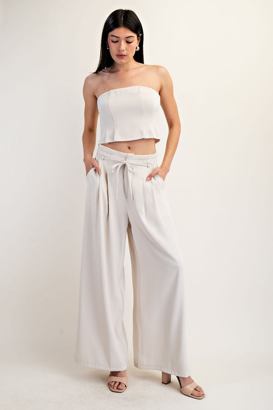 Riviera Romance Pleated Pants