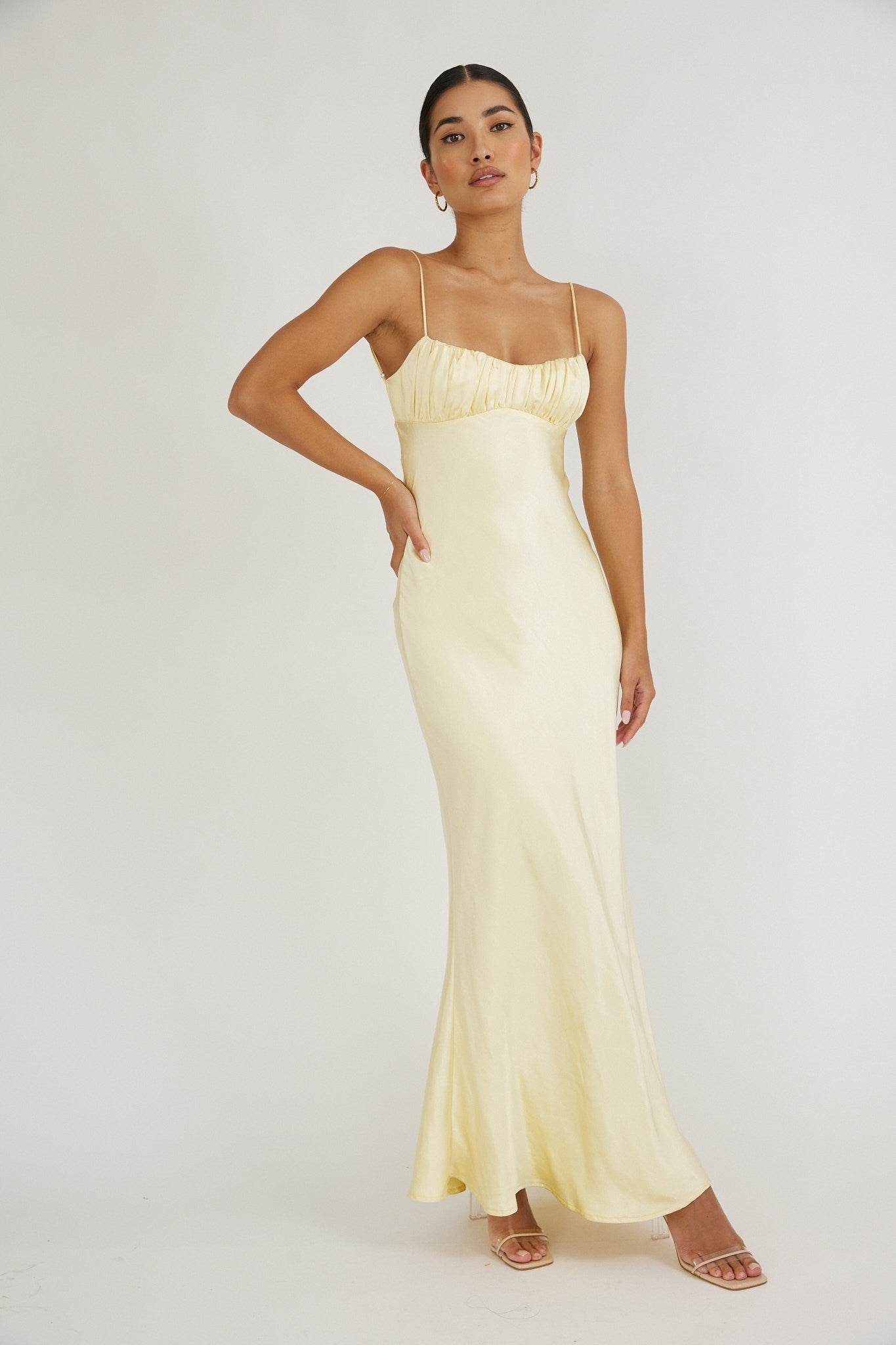 Golden Hour Satin Dress