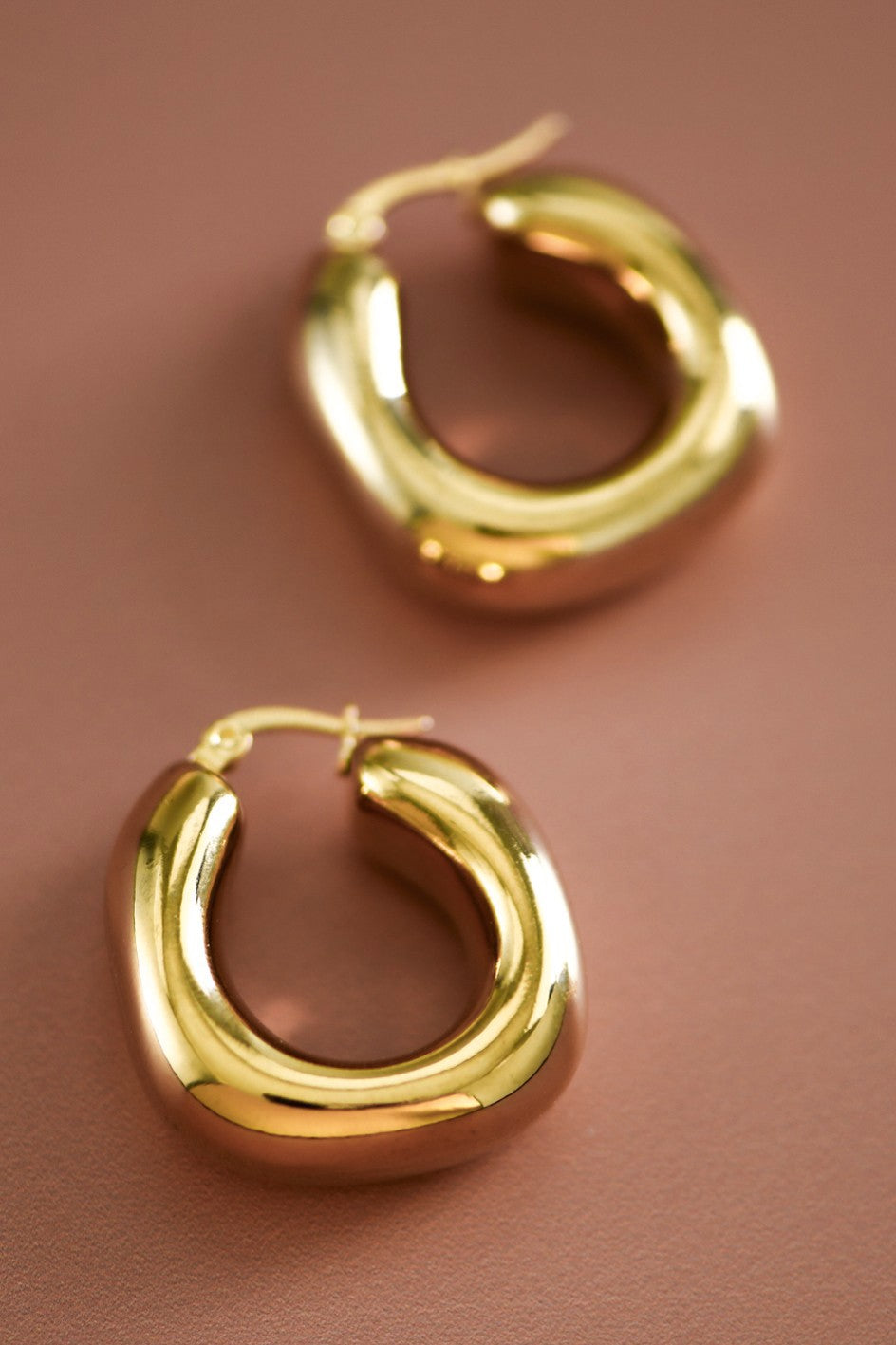 Chunky Hoops (18K gold dipped)