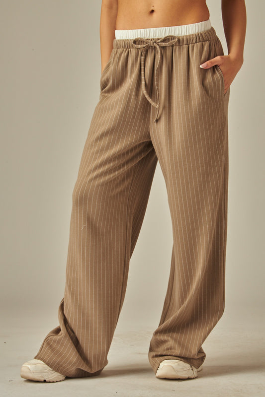 Strolling the Streets Pinstripe Pants