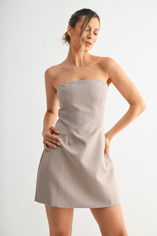 Executive Edge Strapless Dress