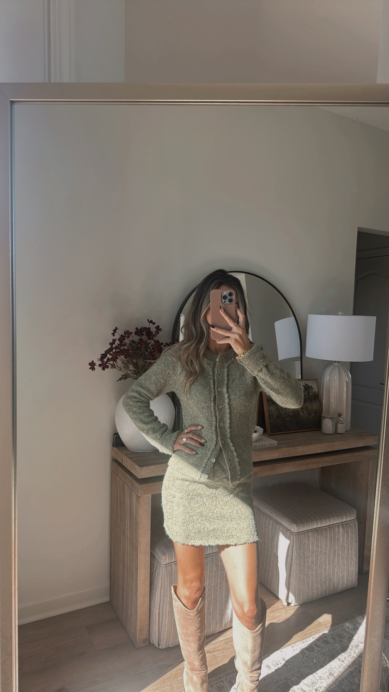 The Emery Boucle Knit SET