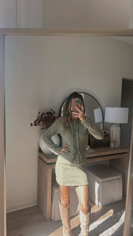 The Emery Boucle Knit SET