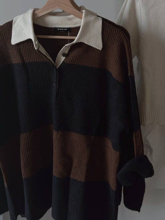 Cafe au Lait Knit Sweater