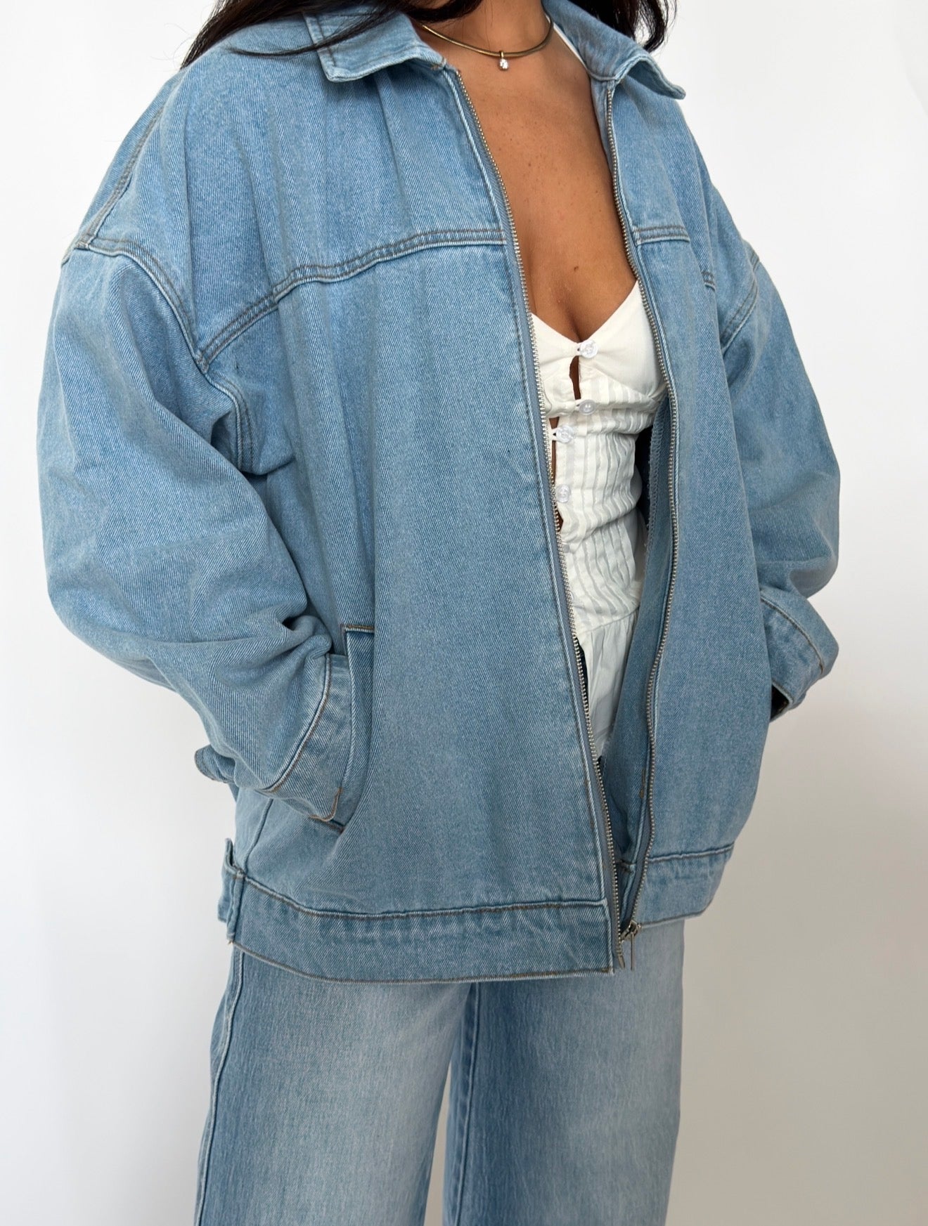 Essential Oversized Denim Jacket