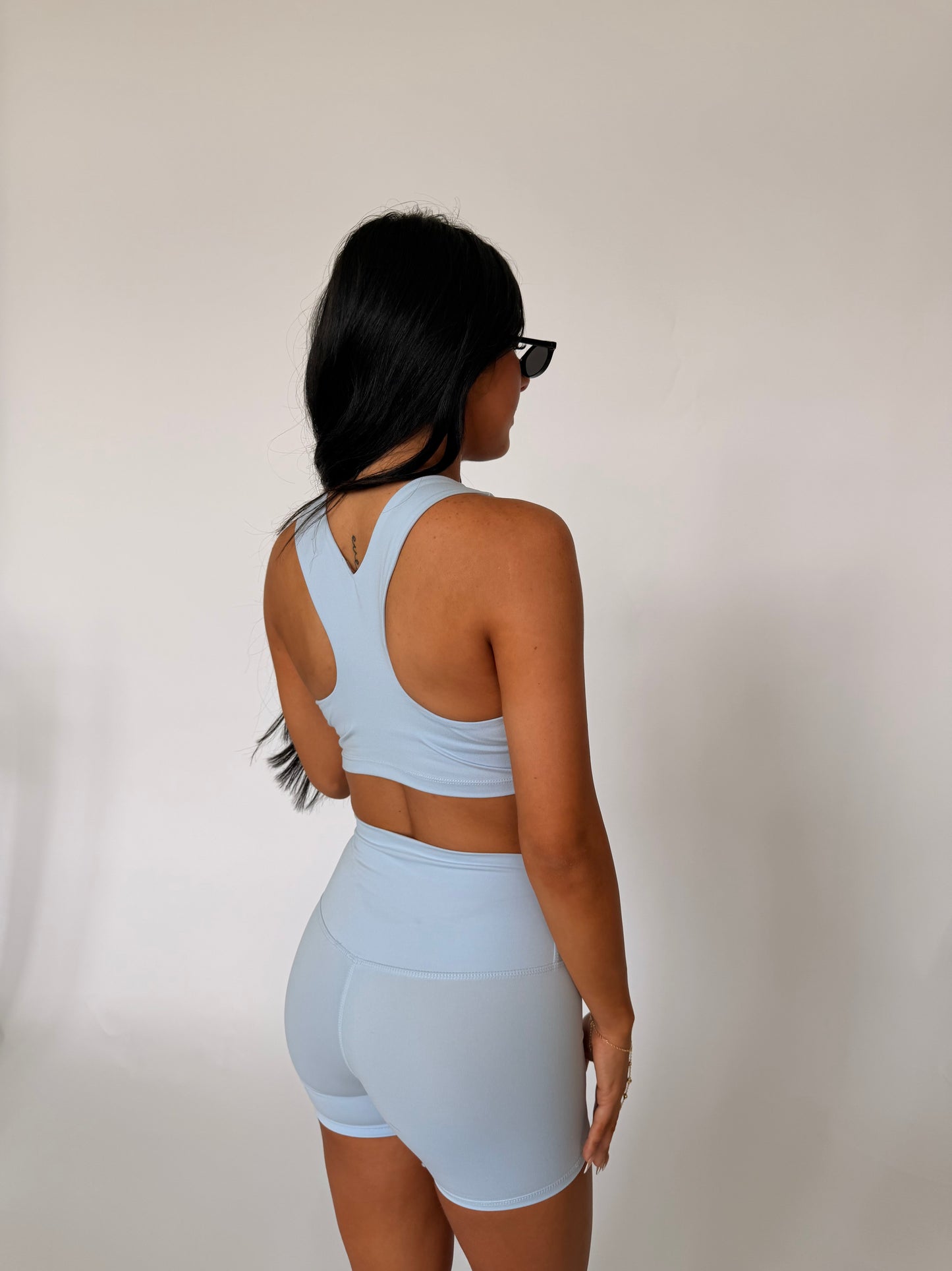 Cloud Sports Bra | Pale Blue