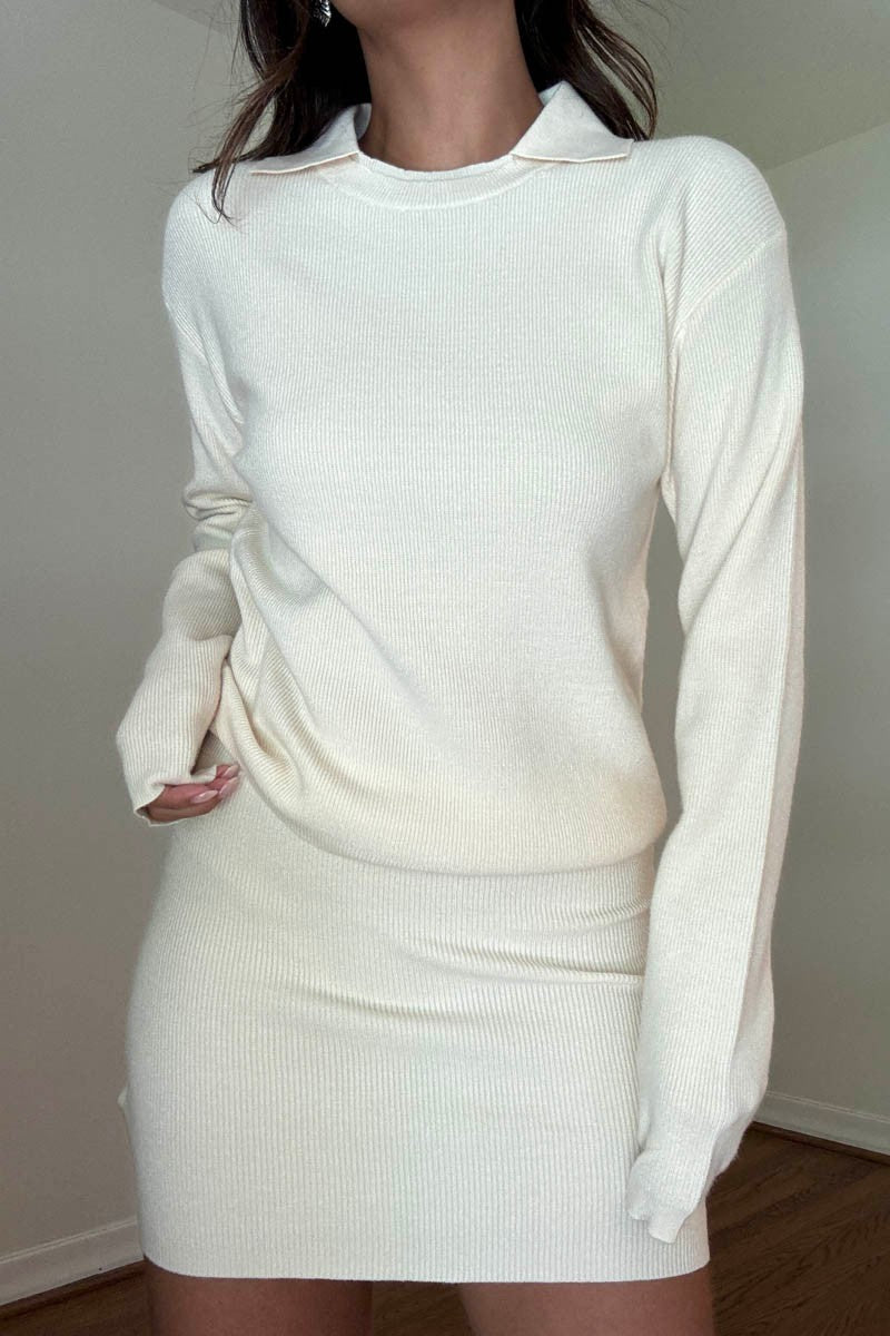 The Connie Cream Sweater SET