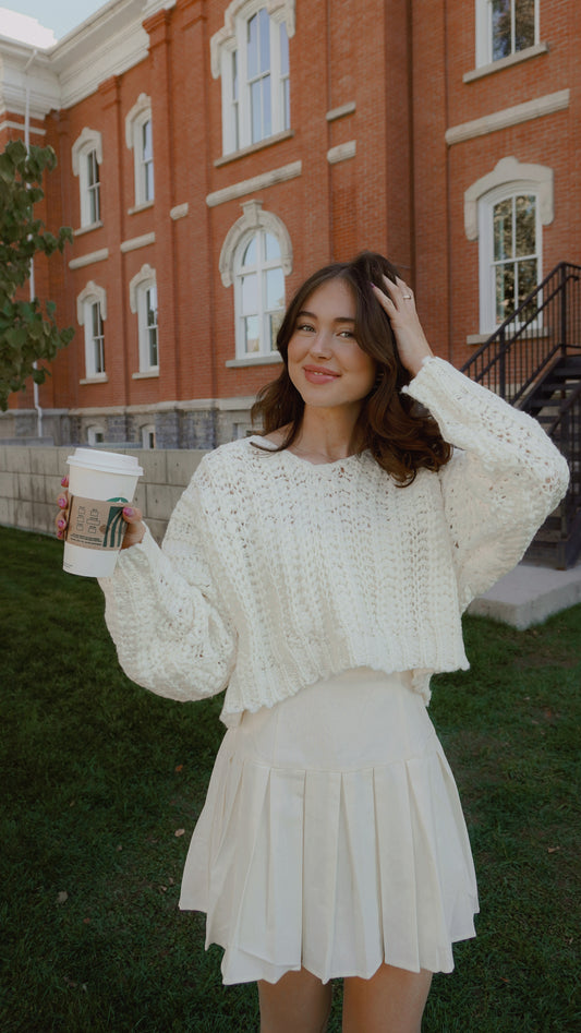 Slouchy Ivory Sweater