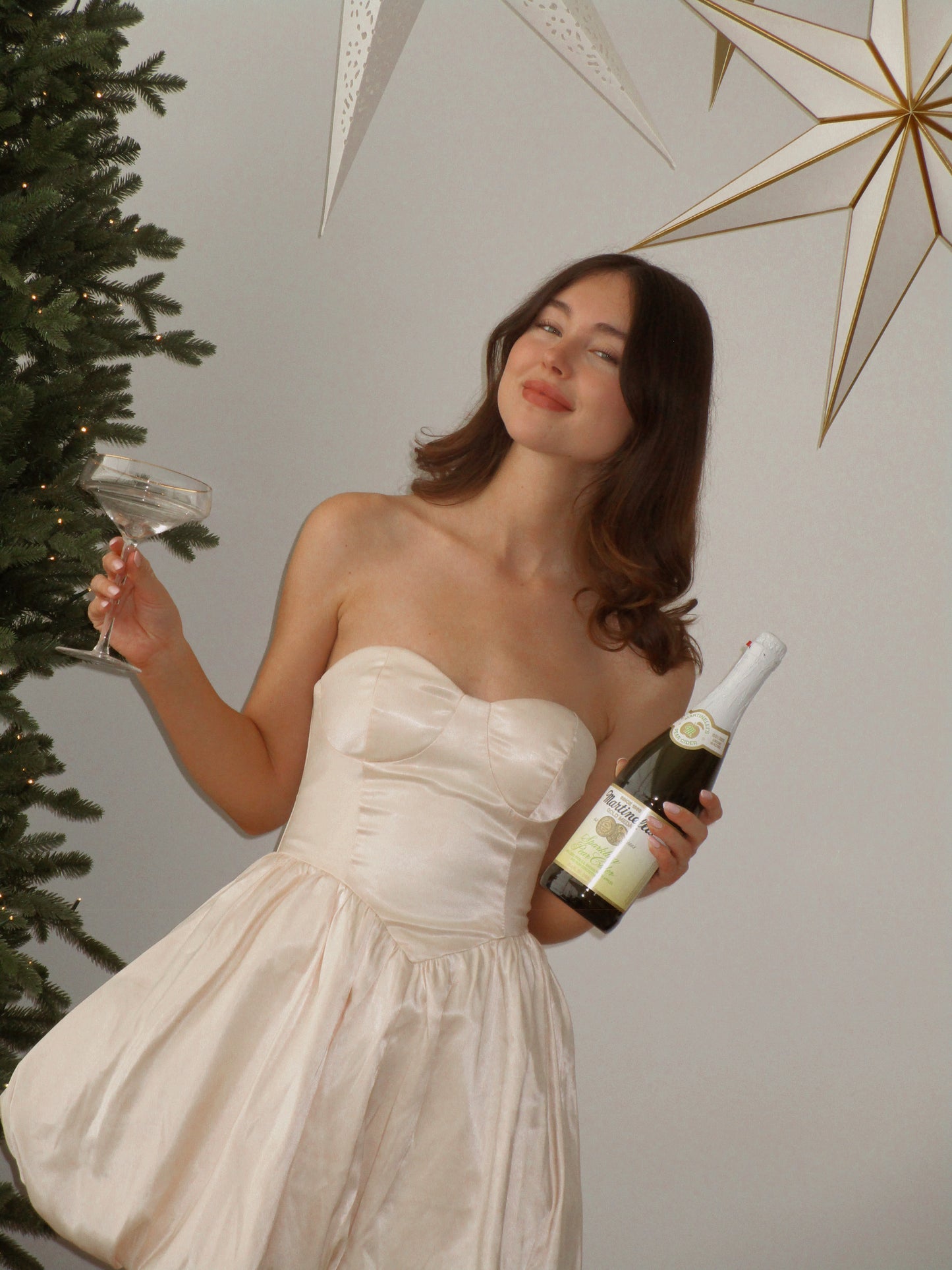 The Champagne Mini Dress