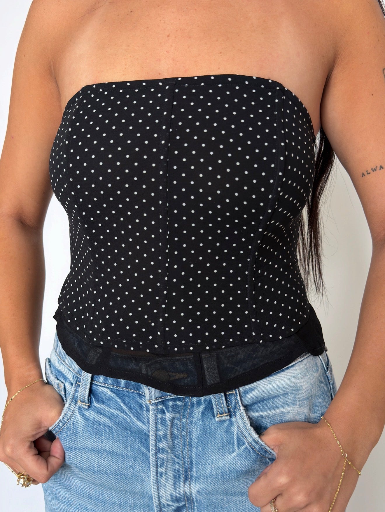 The Effortless Polka Dot Top