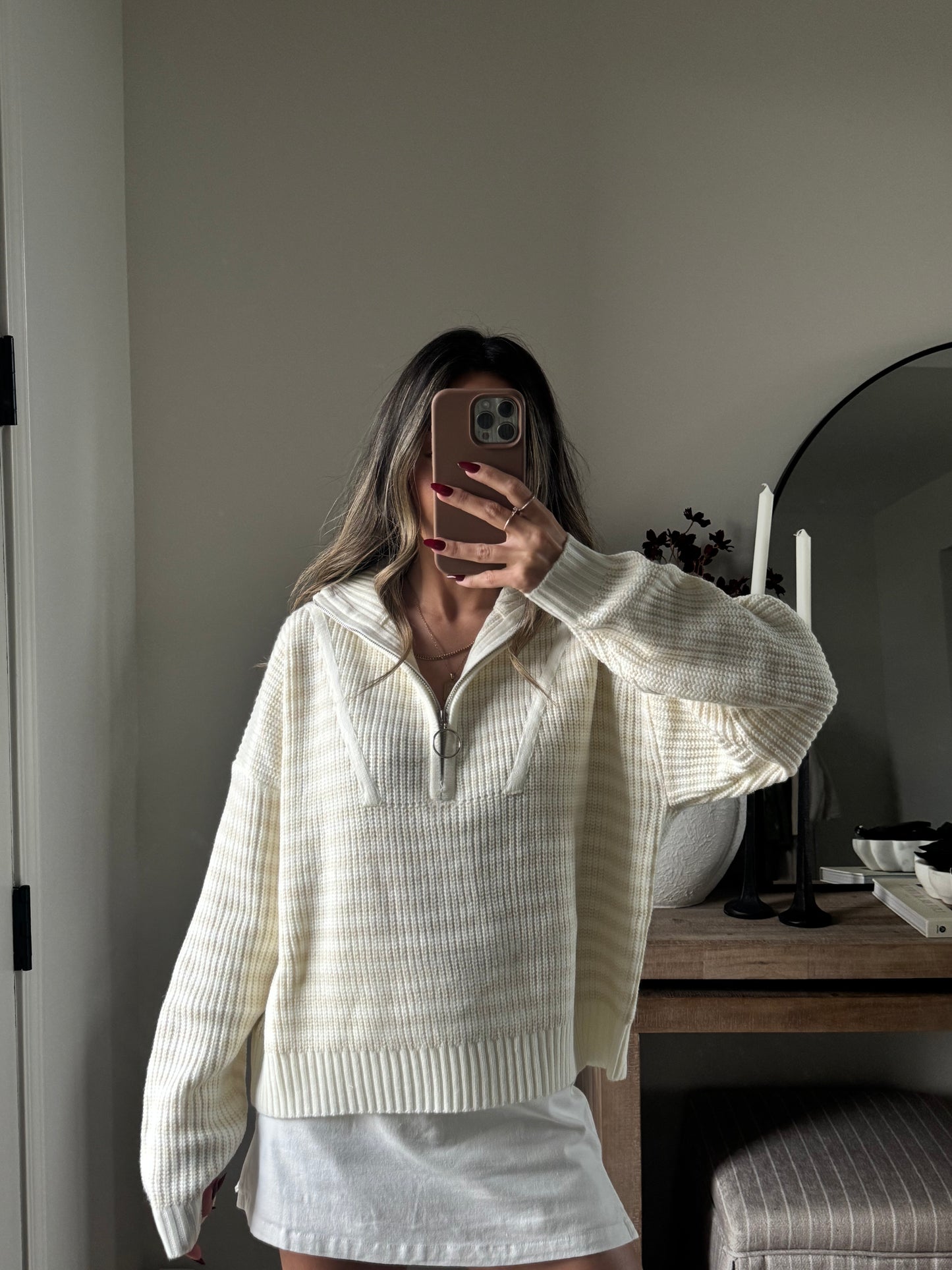 The Sable Half-Zip Sweater