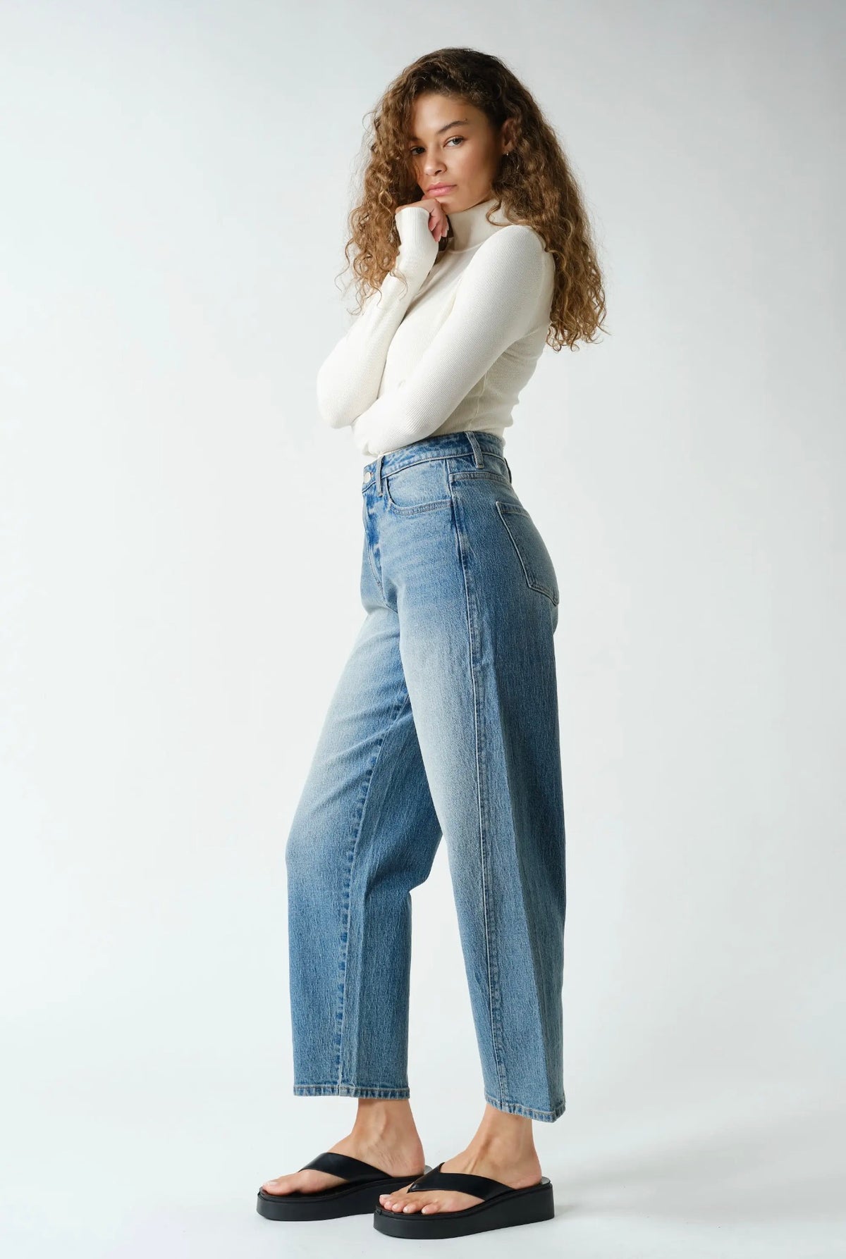 Micro Ribbed Long Sleeve Turtleneck (PREORDER 10.8.26)