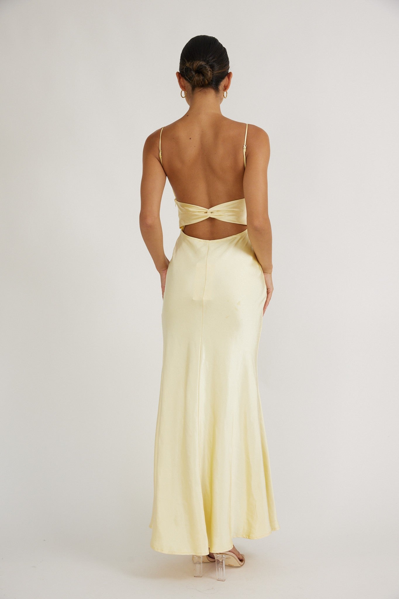 Golden Hour Satin Dress