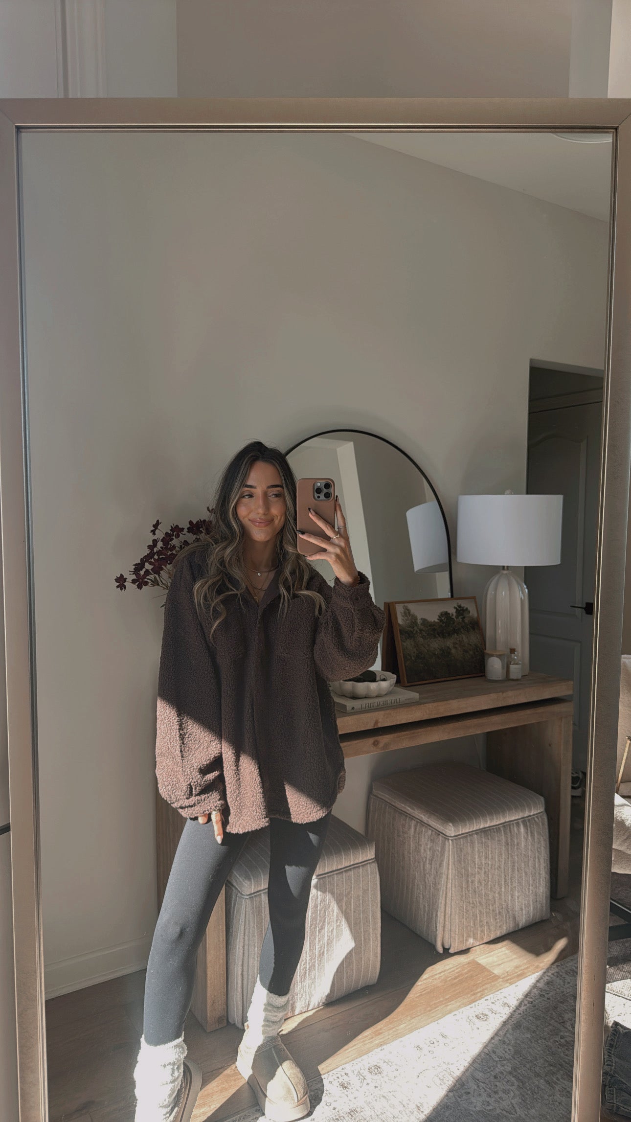 Espresso Sherpa Shacket